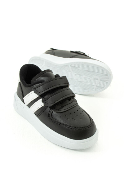 Günlük Kullanım Çocuk Ayakkabı/sneaker-Siyah Beyaz - 4