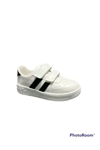 Günlük Kullanım Çocuk Ayakkabı/sneaker-Beyaz Siyah - 1