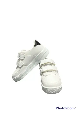 Günlük Kullanım Çocuk Ayakkabı/sneaker-Beyaz Siyah - 3