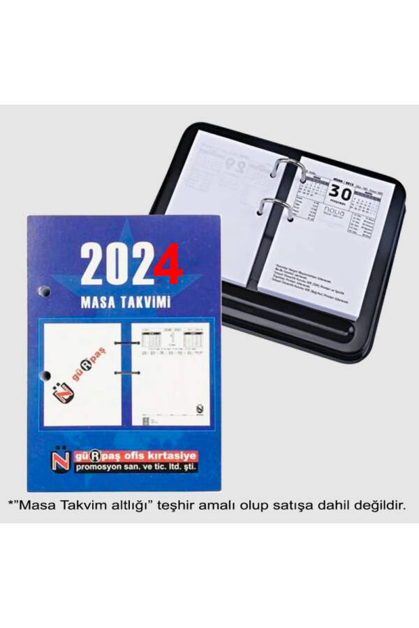 GÜRPAŞ 2024 DESK CALENDAR ADANDASI 10X13 DOUBLE HOLE - 1