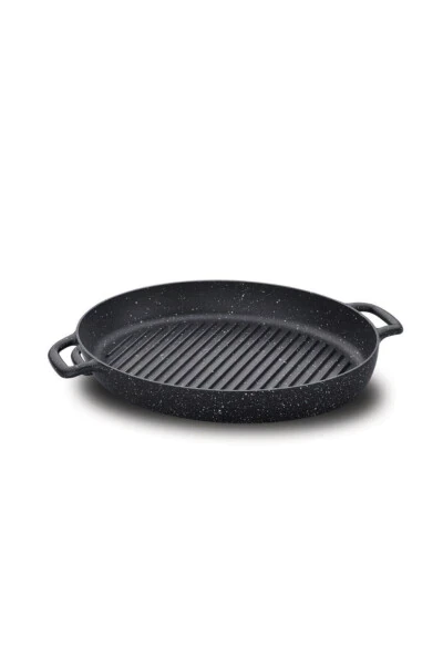 Gusto Volkanit 35x25 Cm Two-Handled Oval Pan A1374 - KORKMAZ