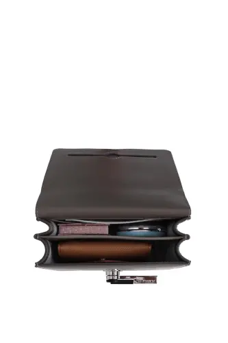 Gutta Gri Kadın Omuz Çantası - 8