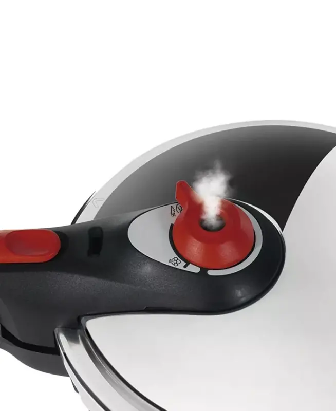 Secure Aluminum 6-Qt. Stovetop Pressure Cooker-Silver - 6