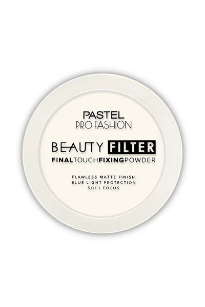 Sabitleyici Pudra - Profashion Final Touch Fixing Powder No 00-Şeffaf - Pastel