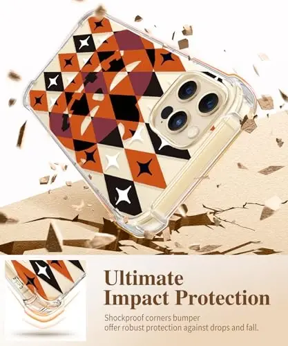 GVIEWIN for iPhone 12&iPhone 12 Pro Case Floral, with Screen Protector&Camera Lens Protector,[Non Yellowing] Soft Shockproof Clear Phone Protective Cover for Women, Flower Pattern 6.1