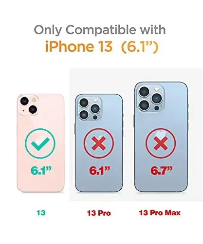 GVIEWIN for iPhone 13 Case Floral, Screen Protector & Camera Lens Protector | Non Yellowing, Soft Shockproof Clear Protective Phone Cover for Women, Flower Pattern Design 6.1