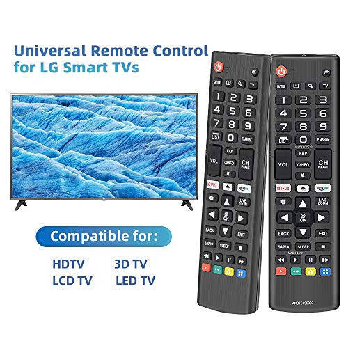 Gvirtue AKB75095307 Universal Replacement Remote Control for All LG TV Remote, Compatible Compatible with All Models for LG LED OLED LCD UHD HDTV Plasma Magic Webos 3D 4K UHD HDR NanoCell Smart TV - 2