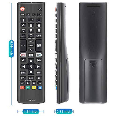 Gvirtue AKB75095307 Universal Replacement Remote Control for All LG TV Remote, Compatible Compatible with All Models for LG LED OLED LCD UHD HDTV Plasma Magic Webos 3D 4K UHD HDR NanoCell Smart TV - 7