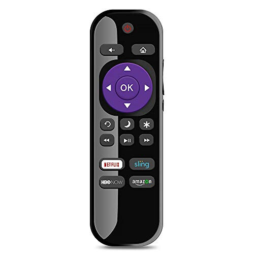 Gvirtue LC-RCRUS-17 Universal Remote Control Replacement for Sharp Roku Smart TV Remote, for All Sharp Roku Smart LED TV with Netflix, Amazon, Sling, HBONOW Button - 1