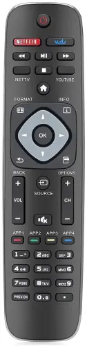 Gvirtue NH500UP/PHI-958 Replacement Remote for Philips LED TV（The Newly Upgraded Version 2.0 Intelligent Remote Control is Suitable for Philips TV） - 4