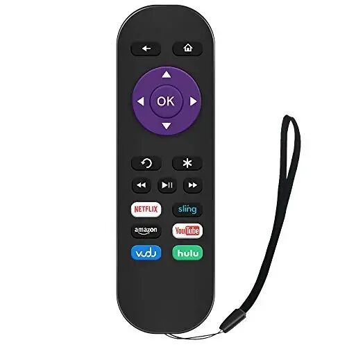 Gvirtue Replacement Remote Control for Roku Box | for Roku 1, Roku 2 (HD, XD, XS), Roku 3, Roku LT, HD, XD, XDS, Roku N1, Roku Express, Roku Express+ - 1