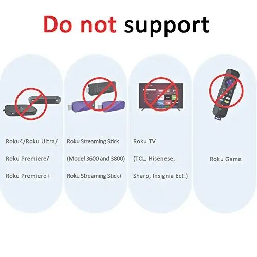 Gvirtue Replacement Remote Control for Roku Box | for Roku 1, Roku 2 (HD, XD, XS), Roku 3, Roku LT, HD, XD, XDS, Roku N1, Roku Express, Roku Express+ - 3