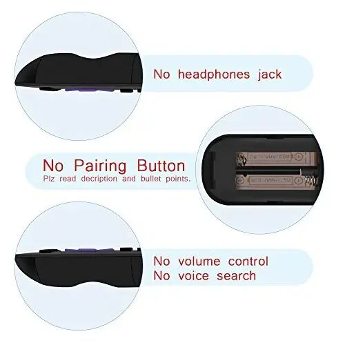 Gvirtue Replacement Remote Control for Roku Box | for Roku 1, Roku 2 (HD, XD, XS), Roku 3, Roku LT, HD, XD, XDS, Roku N1, Roku Express, Roku Express+ - 4