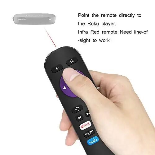 Gvirtue Replacement Remote Control for Roku Box | for Roku 1, Roku 2 (HD, XD, XS), Roku 3, Roku LT, HD, XD, XDS, Roku N1, Roku Express, Roku Express+ - 5