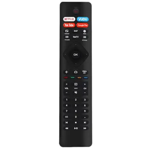 Universal Remote for All Philips TV Remote Replacement, for Philips Smart TV, LED, LCD, HDTV, 3D, 4K UHD TVs - 1