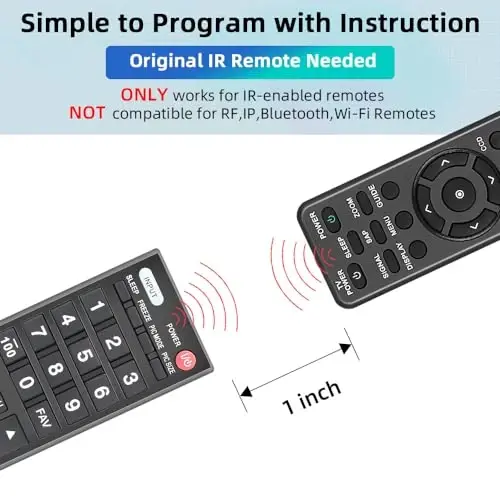 Gvirtue Universal masofaviy boshqaruv Toshkent TV / HDTV / LCD / LED modellari uchun mos keladigan almashtirish, CT-90325 CT-90326 CT-90329 CT-8037 CT-90302 CT-90275 CT-90 CT-90366 - 5