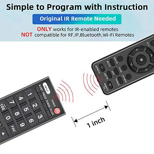 Gvirtue Universal Remote Control Compatible Replacement for Toshiba TV/ HDTV/ LCD/ LED, CT-90325 CT-90326 CT-90329 CT-8037 CT-90302 CT-90275 CT-90 CT-90366 - 13