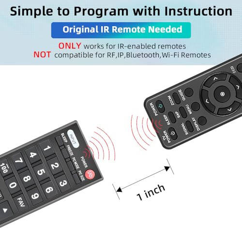 Gvirtue Universal Remote Control Compatible Replacement for Toshiba TV/ HDTV/ LCD/ LED, CT-90325 CT-90326 CT-90329 CT-8037 CT-90302 CT-90275 CT-90 CT-90366 - 6