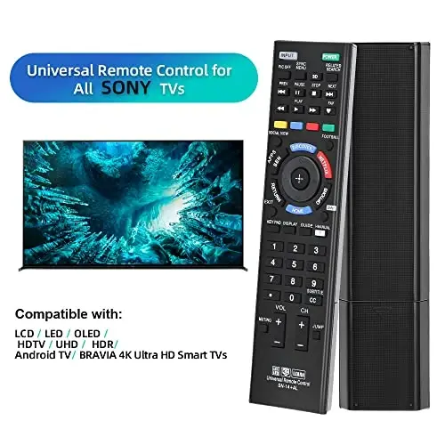 Gvirtue Universal Remote Control for Sony TV, Replacement for Almost All Sony Bravia 4K 8K UHD HD LED OLED LCD Smart TV, with Netflix Button - 3