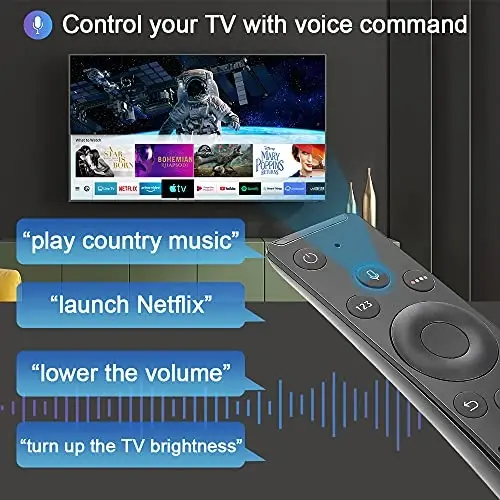 for Samsung-Smart-TV-Remote-Control-Replacement, for All Samsung Smart TVs | Voice Function, BN59-01266A - 2