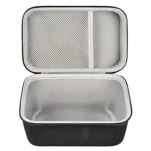 GWCASE Case Newbealer/Sunbeam Hot-2-Trot/Oliso M3Pro M2 Mini Sayohat Dazmol bilan mos keladi, Tikuvchilik uchun kichik hunarmandchilik dazmollari uchun Steam& Silikon Rest (Faqat quti) bilan tashuvchi ushlagich - Qora 