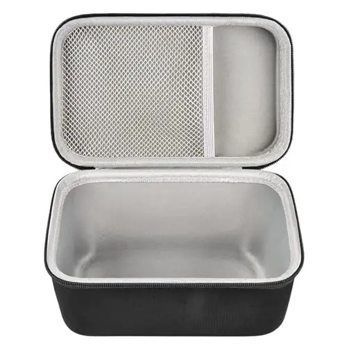 GWCASE Case Newbealer/Sunbeam Hot-2-Trot/Oliso M3Pro M2 Mini Sayohat Dazmol bilan mos keladi, Tikuvchilik uchun kichik hunarmandchilik dazmollari uchun Steam& Silikon Rest (Faqat quti) bilan tashuvchi ushlagich - Qora - GWCASE