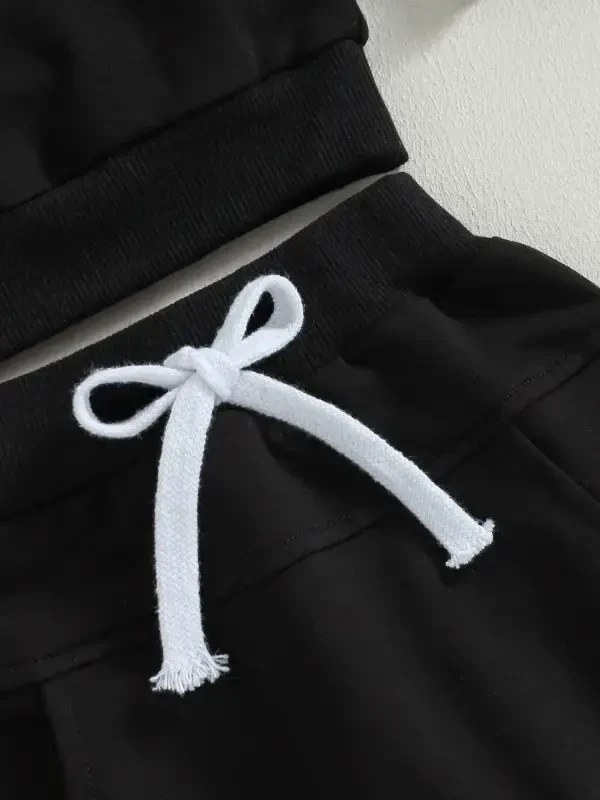 GXFC Toddler Boys Fall Tracksuit Outfits Clothes 6M 1T 2T 3T Kids Boys Long Sleeve Plaid Pattern Sweatshirt and Elastic Waistband Sweatpants 2 Piece Casual Autumn Clothing for Children Boys - 3