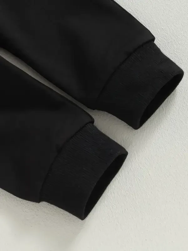 GXFC Toddler Boys Fall Tracksuit Outfits Clothes 6M 1T 2T 3T Kids Boys Long Sleeve Plaid Pattern Sweatshirt and Elastic Waistband Sweatpants 2 Piece Casual Autumn Clothing for Children Boys - 4