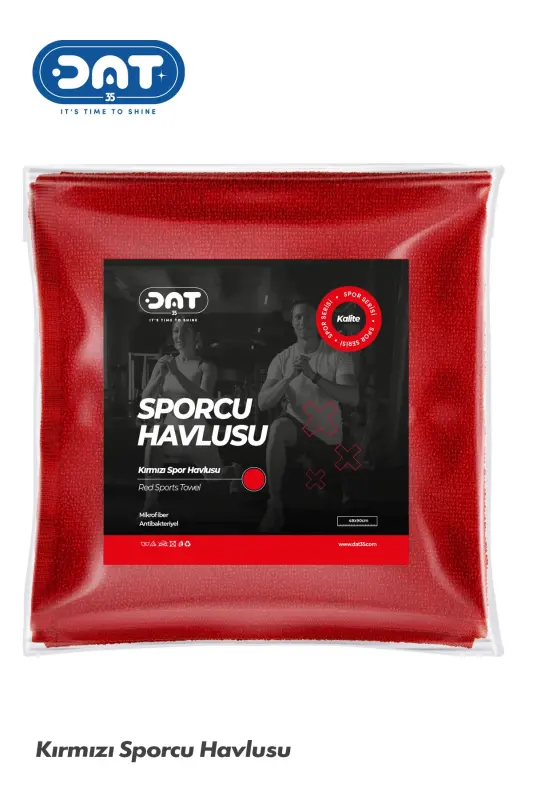 Gym Fitness Антибактериальное спортивное полотенце – Красное спортивное полотенце Быстросохнущее Впитывающее пот Микрофибра-Красный - DAT35