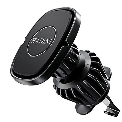 HADINI Magnetic Phone Car Mount [Metal Hook Clip] Air Vent Magnetic Phone Holder for Car Cell Phone Magnetic Car Mount Compatible with All Smartphones - HADINI
