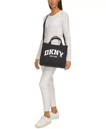 Hadlee Medium Tote-Black/ Sliver - 6