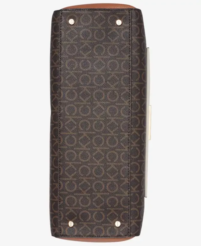 Hadley Signature Colorblocked Uch Boʻlimli Sumka-Jigarrang Xaki/Karamel/Oq - 3