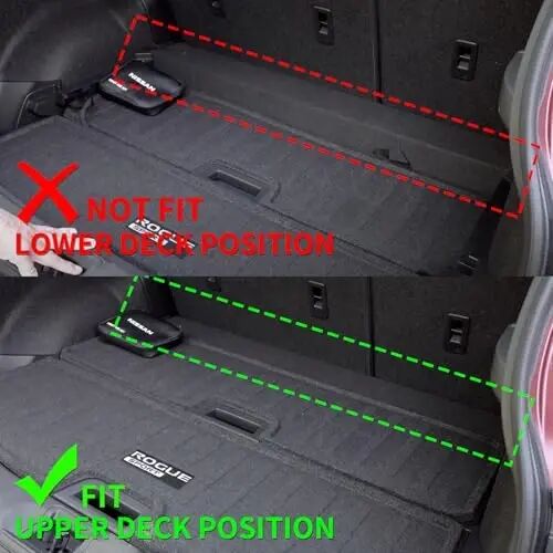 HAFIDI® Floor Mats & Cargo Liner Set Fit for 2017-2022 Nissan Rogue Sport (Cargo Liner Only Fit the Upper Layer) All Weather Protection TPE Car Full Set Floor Liners Custom Accessories - Black - HAFIDI (1)