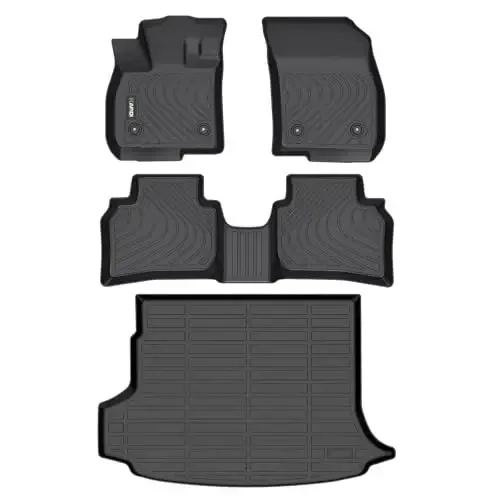HAFIDI® Floor Mats & Cargo Liner Set Fit for 2021-2024 2025 Buick Envision All Weather Protection TPE Anti-Slip Automotive Full Set Floor Liners Custom Accessories - Black - 1