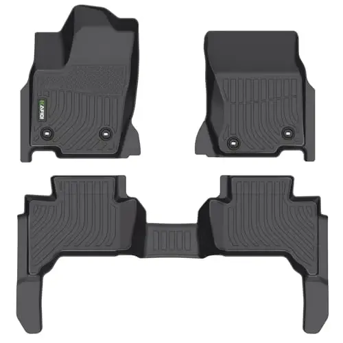 HAFIDI® Floor Mats Fit for 2024 2025 Lexus GX550 (5 Seat) All Weather Protection TPE Car Floor Liners, Fits 1st & 2nd Row Full Set Custom Accessories, Black 