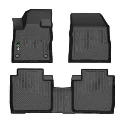 HAFIDI® Floor Mats Fit for Lincoln Nautilus 2024-2026 | Custom full set Car liners, anti-slip,waterproof, all weather guard, easy rinse clean,Full Set Accessories, TPE, Black - HAFIDI