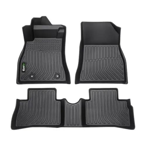 HAFIDI® Floor Mats Fit for Nissan Juke 2011-2018 All Weather Protection TPE Car Floor Liners, Fits 1st & 2nd Row Full Set Custom Accessories, Black - HAFIDI