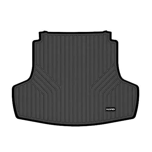 HAFIDI® All Weather Cargo Liner Fit for 2020-2026 Hyundai Sonata & 2021-2026 Kia K5 Car Cargo Mat TPE Automotive Trunk Mat Custom Accessories - Black 