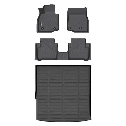 HAFIDI® Floor Mats & Cargo Liner Set Fit for 2025-2026 Mazda CX-50 Hybrid All Weather Protection TPE Anti-Slip Automotive Full Set Floor Liners Custom Mazda CX50 Hybrid Accessories - Black 