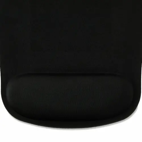 onn Mouse Pad with Memory Foam Wrist Rest Ergonomic Black - 5