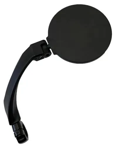 Hafny 2024 NEW Handlebar E-Bike Mirror, Round Large Surface Mirror, HD Automotive Grade Glass Bicycle Mirror, Safe Blast-Resistance Cycling Mirror, HF-M958-FR01 (Silver Left) - 4