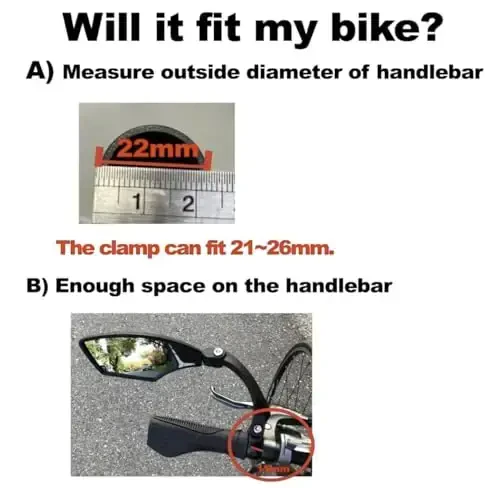 Hafny 2024 YANGI Rul E-Bike Oynasi - Katta Dumaloq Yuza, HD Avtomobil Darajasidagi Shisha, Xavfsiz Portlashga Qarshilik, Ko'zni qamashtirmaydigan Ko'k Chap - 7