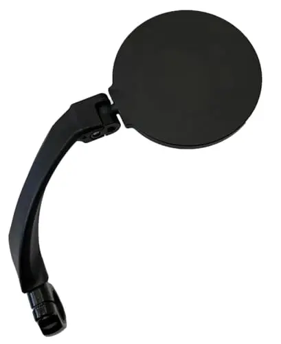 Hafny NEW Handlebar E-Bike Mirror, Round Large Surface, HD Automotive Grade Glass Bicycle Mirror, Safe Blast-Resistance, HF-M958-FR01 - 5