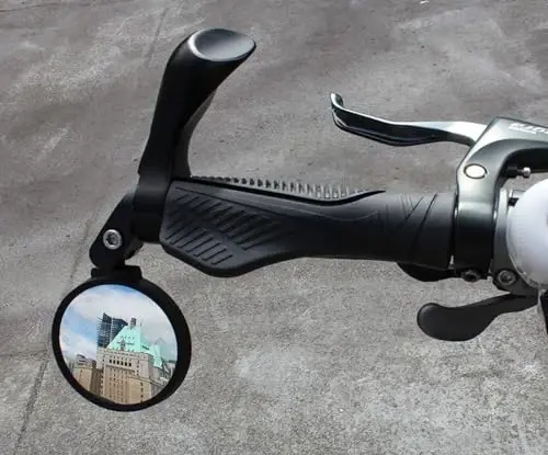 Hafny Bar End Bike Mirror – Unbreakable Stainless Steel Lens, 62mm Diameter (2-Pack), Universal Fit for Road, MTB & E-Bikes - 6