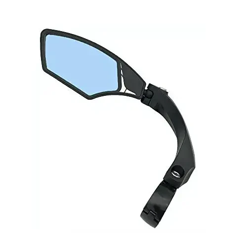 Hafny NEW Handlebar Bike Mirror, HD,Blast-resistant, Glass Lens, HF-MR095 (Anti-glare left) - 1