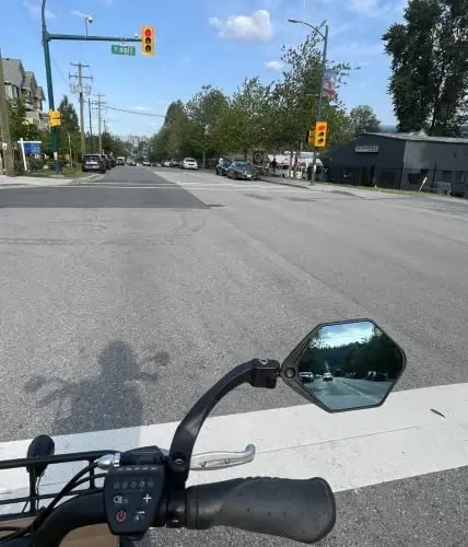 Hafny yangi rul E-Bike oynasi, katta sirt oynasi, HD avtomobil klassi oynasi, xavfsiz portlashga qarshi velosiped oynasi, (HF-M904-FR01B) (yorug'likka qarshi ko'k shisha o'ng) - 6