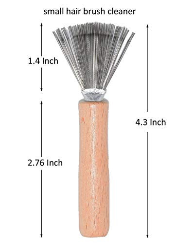Hair Brush and Comb Cleaner with Metal Wire Rake for Hair Dust Lint Removal - 6