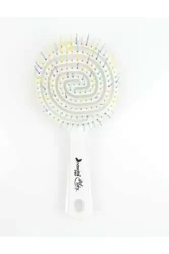 Hair Brush and Comb Pink and White Pro Three-Dimensional Oval Hair Brush 02 6011series-pink and white - NASCITA (1)