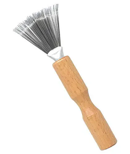 Hair Brush Cleaner with Metal Wire Rake for Hair Dust Lint Removal - 1