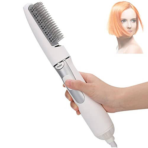 Hair Dryer Comb Dryer Comb Professional Electric Household Hair Dryer Styling Comb Lightweight Travel Hot Air Brush For Women [US] - 1